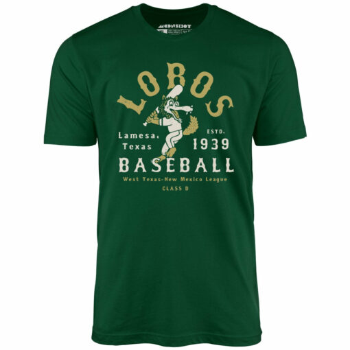 Lamesa Lobos – Texas – Vintage Defunct Baseball Teams – Unisex T-Shirt