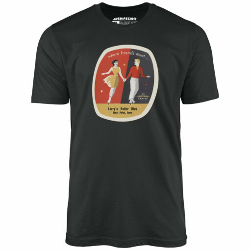 Larry’s Roller Rink – West Point, IA – Vintage Roller Rink – Unisex T-Shirt