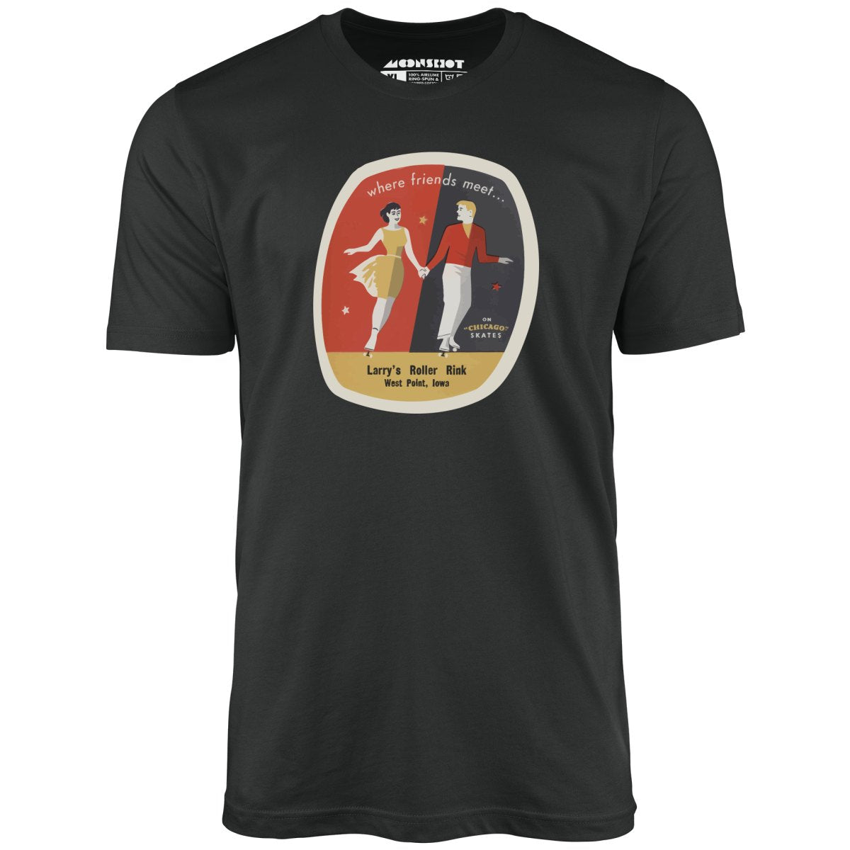 Larry's Roller Rink - West Point, IA - Vintage Roller Rink - Unisex T-Shirt Larry's Roller Rink - West Point, IA - Vintage Roller Rink - Unisex T-Shirt