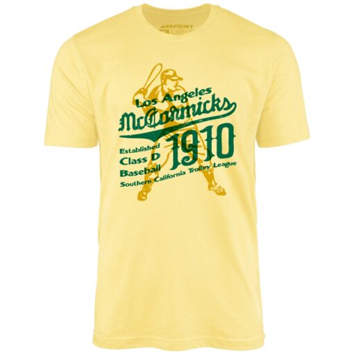 Los Angeles McCormick’s – California – Vintage Defunct Baseball Teams – Unisex T-Shirt