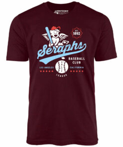 Los Angeles Seraphs – California – Vintage Defunct Baseball Teams – Unisex T-Shirt
