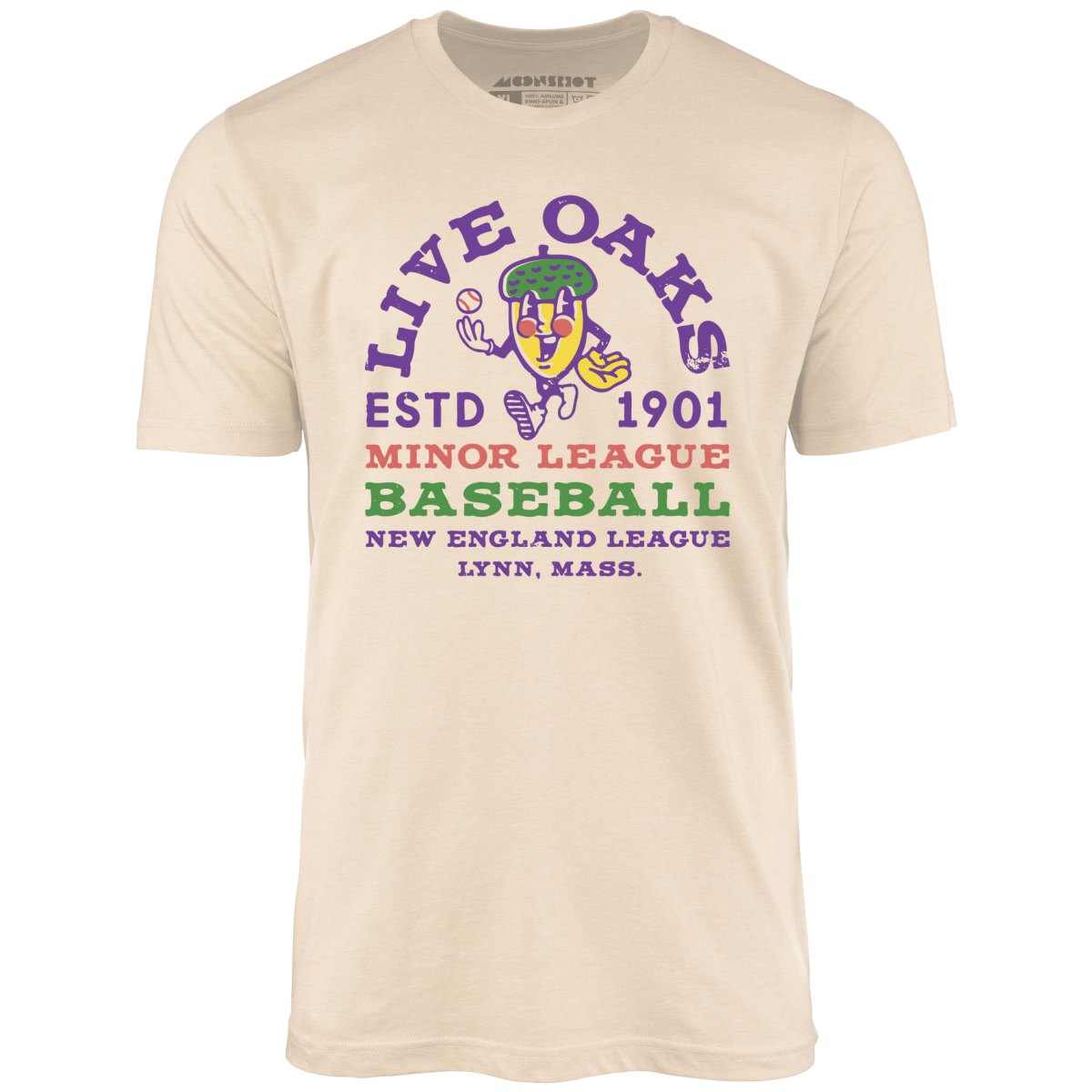Lynn Live Oaks - Massachusetts - Vintage Defunct Baseball Teams - Unisex T-Shirt Lynn Live Oaks - Massachusetts - Vintage Defunct Baseball Teams - Unisex T-Shirt