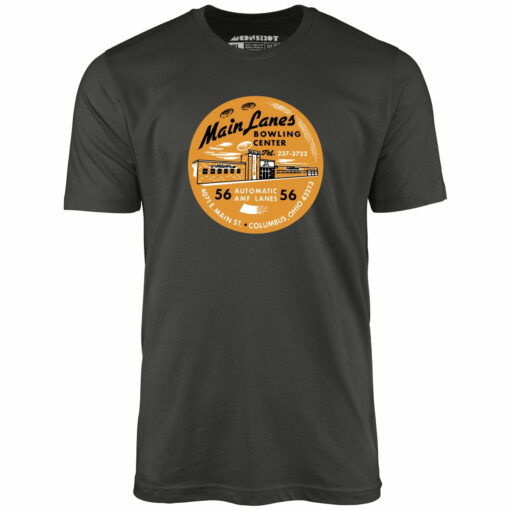 Main Lanes – Columbus Ohio – Vintage Bowling Alley – Unisex T-Shirt