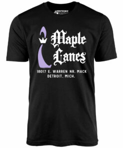 Maple Lanes – Detroit, MI – Vintage Bowling Alley – Unisex T-Shirt