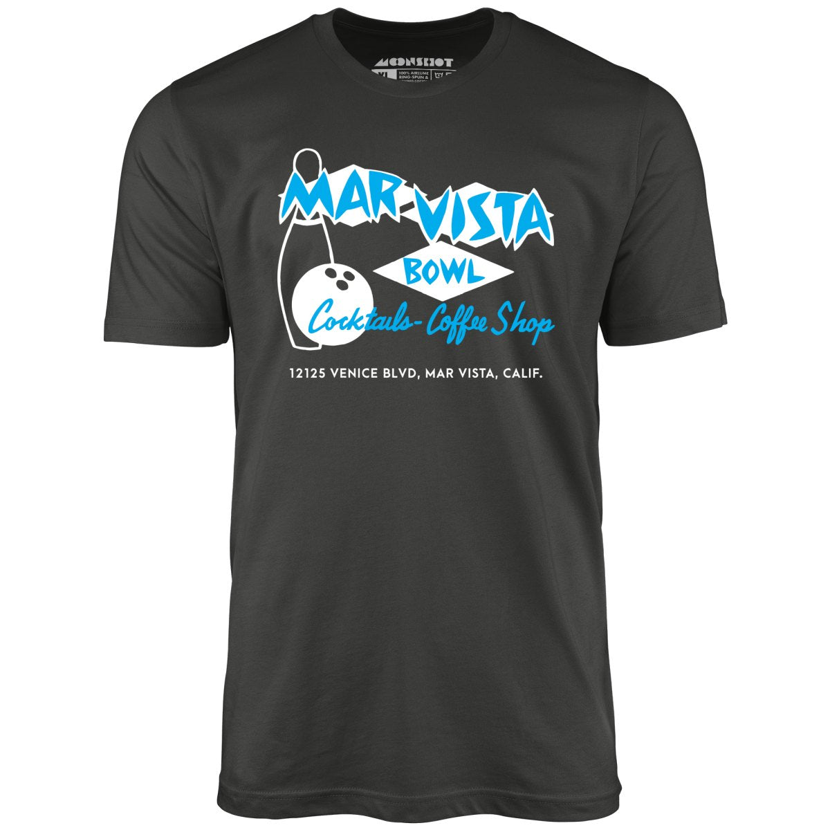 Mar Vista Bowl - Los Angeles, CA - Vintage Bowling Alley - Unisex T-Shirt Mar Vista Bowl - Los Angeles, CA - Vintage Bowling Alley - Unisex T-Shirt