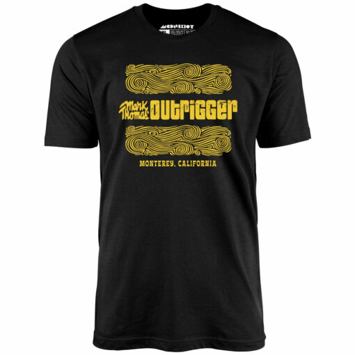 Mark Thomas Outrigger – Monterey, CA – Vintage Tiki Bar – Unisex T-Shirt