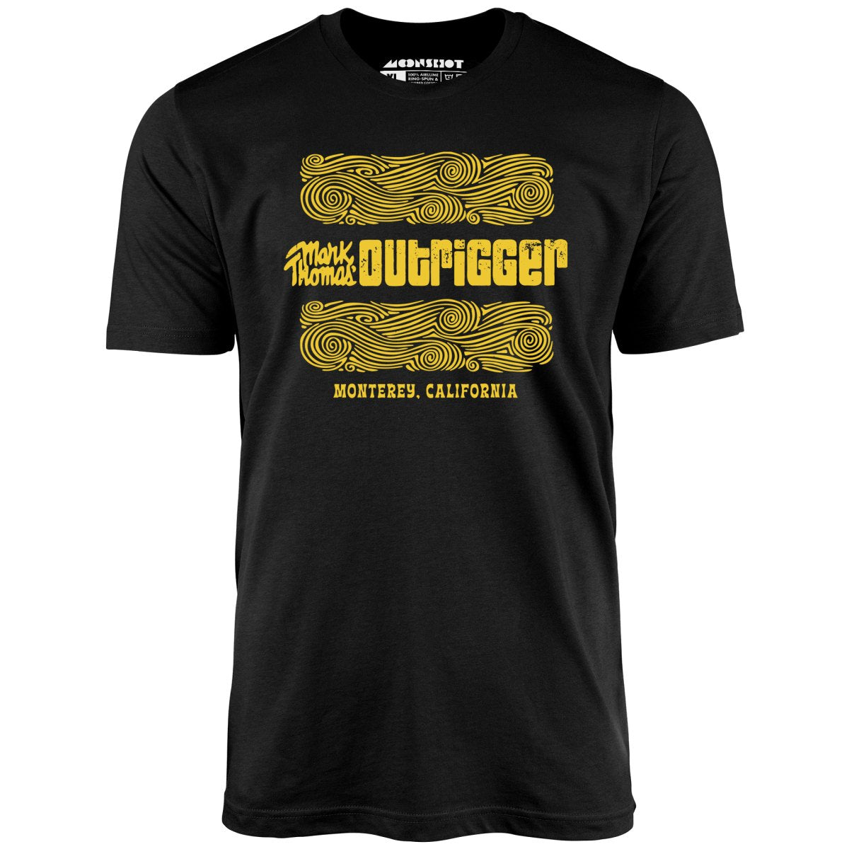 Mark Thomas Outrigger - Monterey, CA - Vintage Tiki Bar - Unisex T-Shirt Mark Thomas Outrigger - Monterey, CA - Vintage Tiki Bar - Unisex T-Shirt