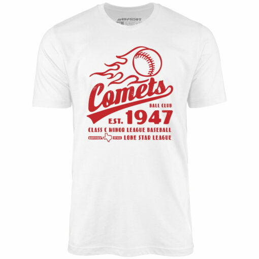 Marshall Comets – Texas – Vintage Defunct Baseball Teams – Unisex T-Shirt