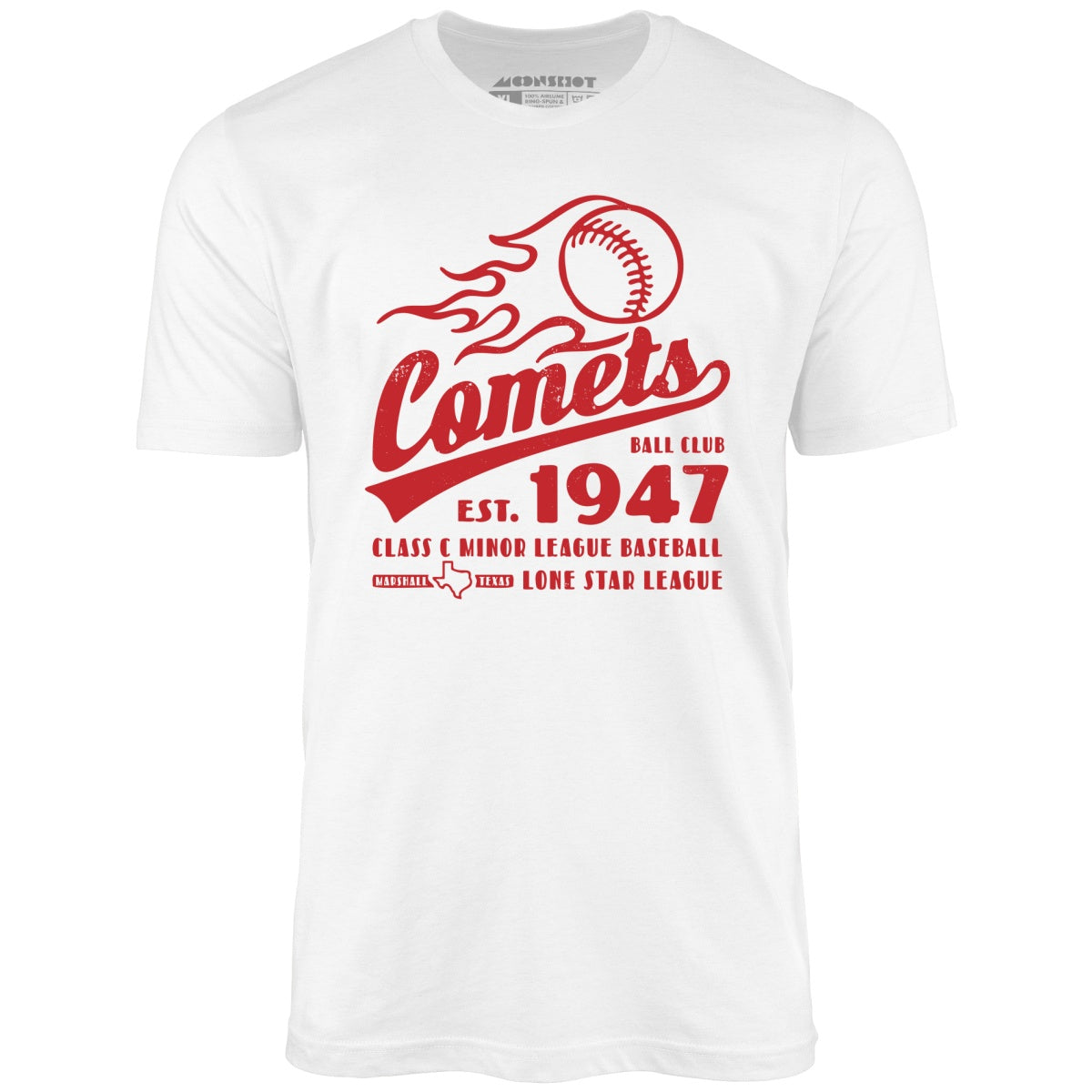 Marshall Comets - Texas - Vintage Defunct Baseball Teams - Unisex T-Shirt Marshall Comets - Texas - Vintage Defunct Baseball Teams - Unisex T-Shirt