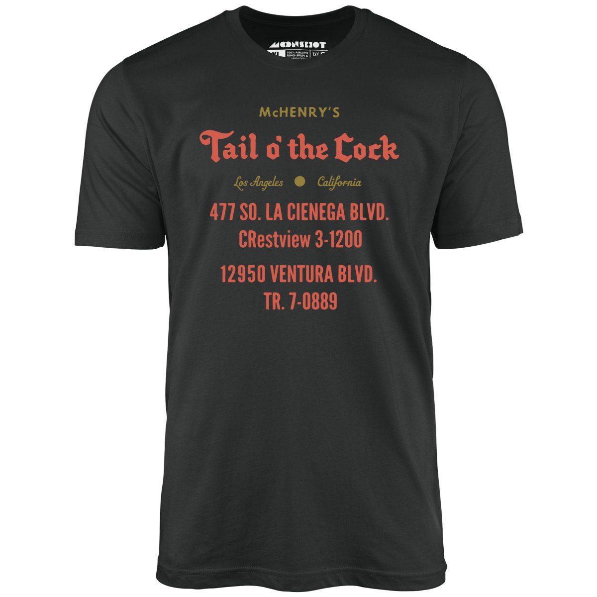 McHenry's Tail o' the Cock - Los Angeles, CA - Vintage Restaurant - Unisex T-Shirt McHenry's Tail o' the Cock - Los Angeles, CA - Vintage Restaurant - Unisex T-Shirt