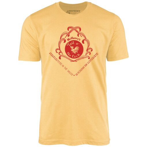 McHenry’s Tail o’ the Cock v2 – Los Angeles, CA – Vintage Restaurant – Unisex T-Shirt