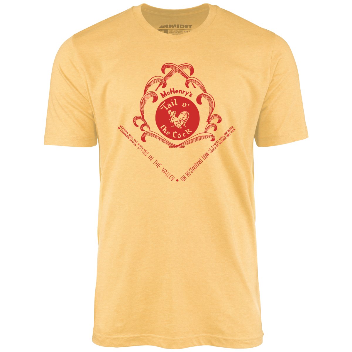 McHenry's Tail o' the Cock v2 - Los Angeles, CA - Vintage Restaurant - Unisex T-Shirt McHenry's Tail o' the Cock v2 - Los Angeles, CA - Vintage Restaurant - Unisex T-Shirt