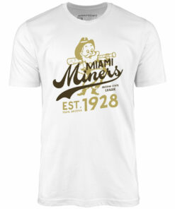 Miami Miners – Arizona – Vintage Defunct Baseball Teams – Unisex T-Shirt
