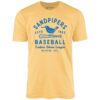 Milford Sandpipers – Delaware – Vintage Defunct Baseball Teams – Unisex T-Shirt