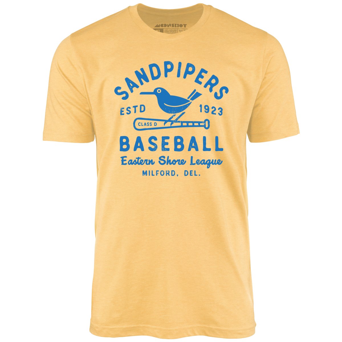 Milford Sandpipers - Delaware - Vintage Defunct Baseball Teams - Unisex T-Shirt Milford Sandpipers - Delaware - Vintage Defunct Baseball Teams - Unisex T-Shirt