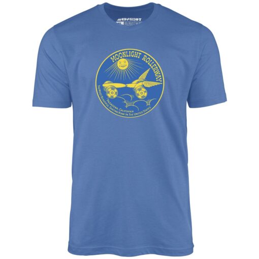 Moonlight Rollerway – Pasadena, CA – Vintage Roller Rink – Unisex T-Shirt