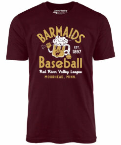 Moorhead Barmaids – Minnesota – Vintage Defunct Baseball Teams – Unisex T-Shirt