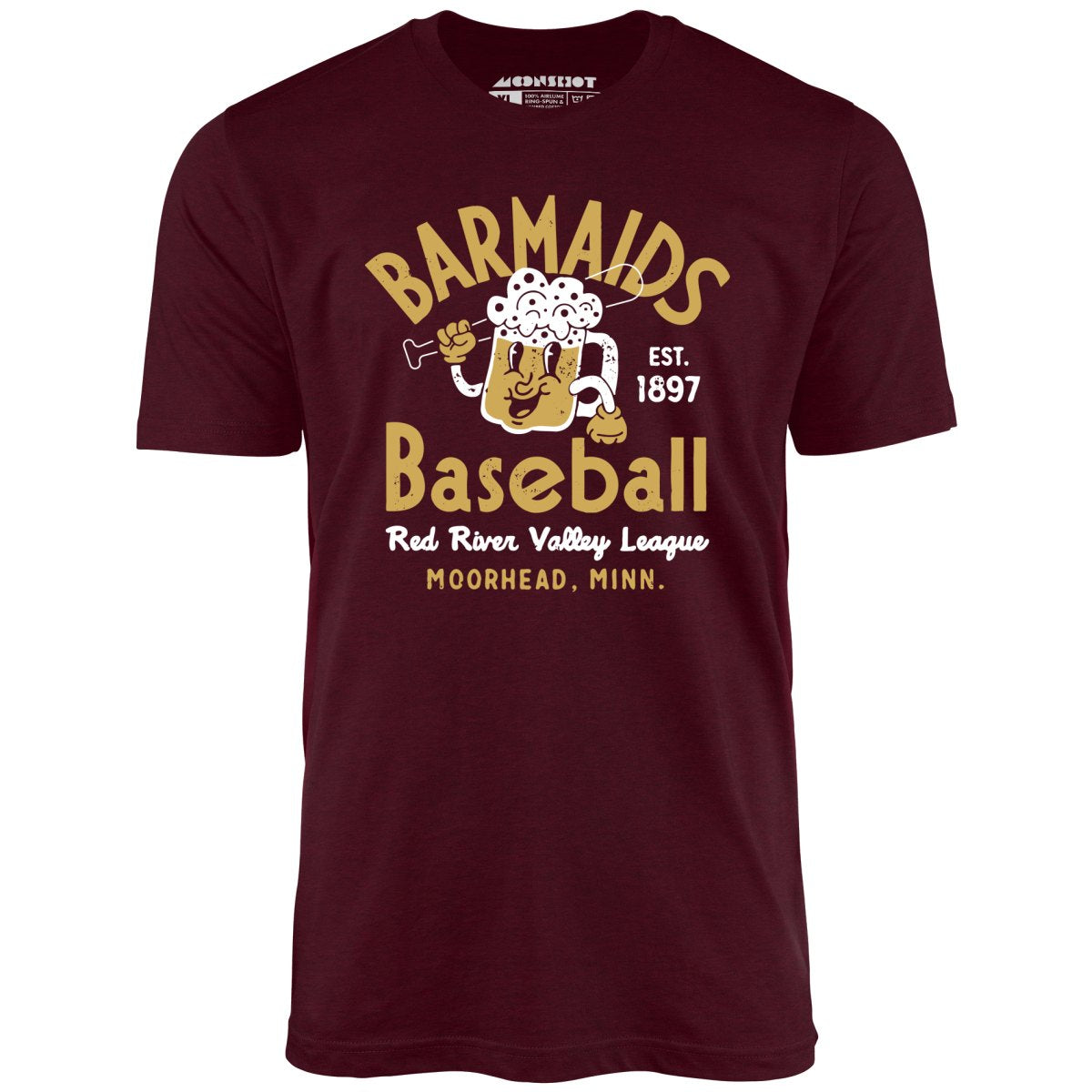 Moorhead Barmaids - Minnesota - Vintage Defunct Baseball Teams - Unisex T-Shirt Moorhead Barmaids - Minnesota - Vintage Defunct Baseball Teams - Unisex T-Shirt