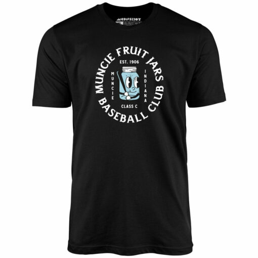 Muncie Fruit Jars – Indiana – Vintage Defunct Baseball Teams – Unisex T-Shirt