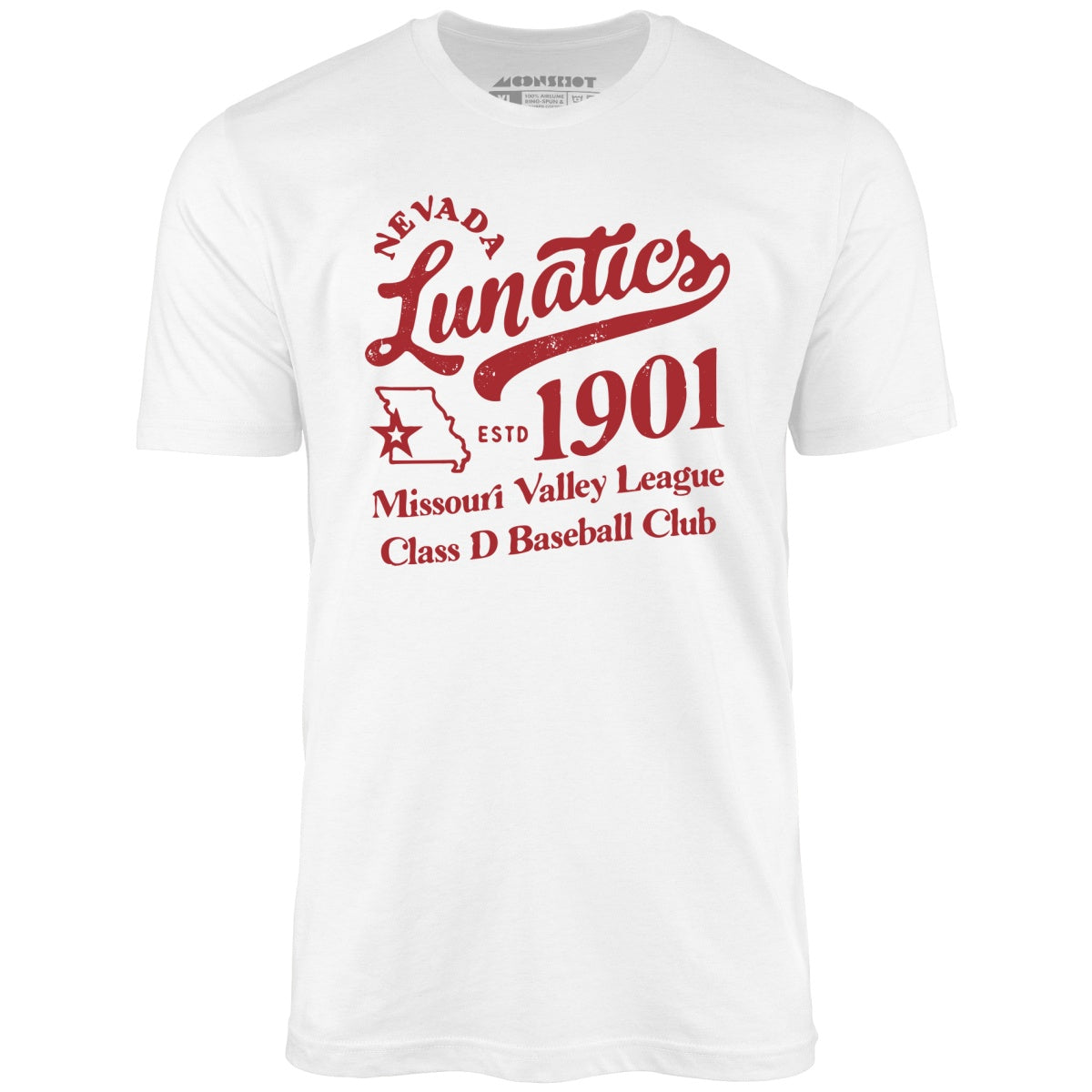 Nevada Lunatics - Missouri - Vintage Defunct Baseball Teams - Unisex T-Shirt Nevada Lunatics - Missouri - Vintage Defunct Baseball Teams - Unisex T-Shirt