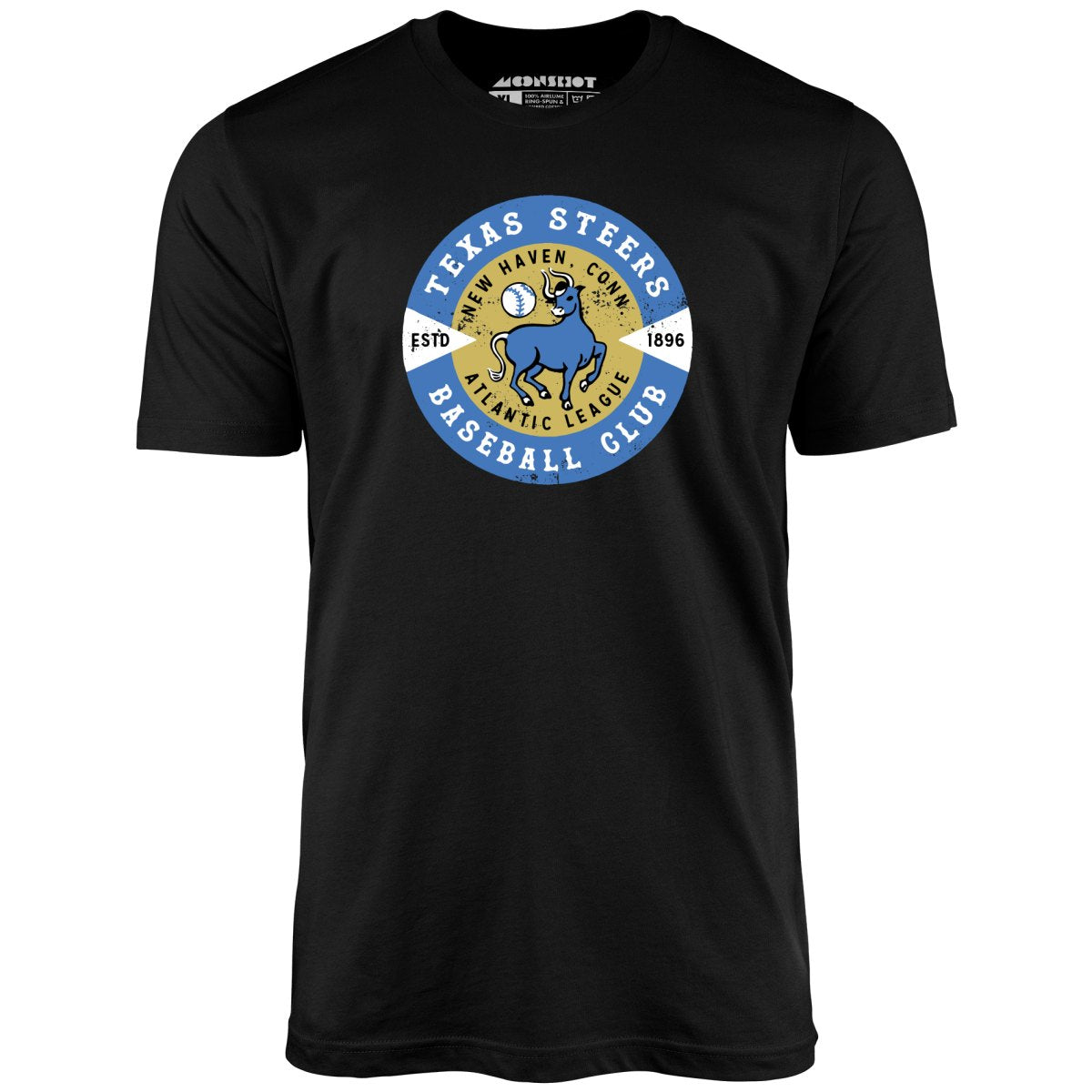 New Haven Texas Steers - Connecticut - Vintage Defunct Baseball Teams - Unisex T-Shirt New Haven Texas Steers - Connecticut - Vintage Defunct Baseball Teams - Unisex T-Shirt