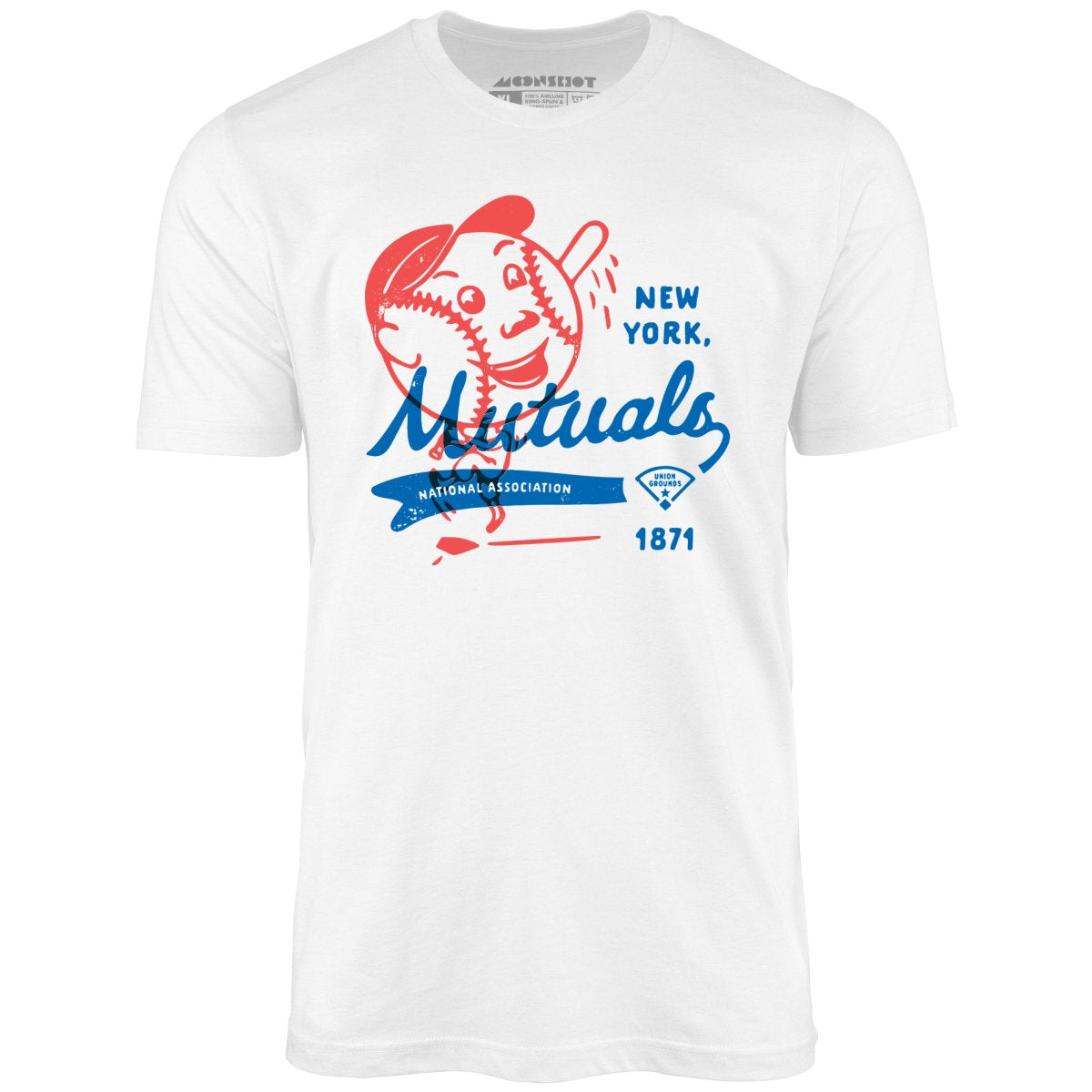 New York Mutuals - Vintage Defunct Baseball Teams - Unisex T-Shirt New York Mutuals - Vintage Defunct Baseball Teams - Unisex T-Shirt