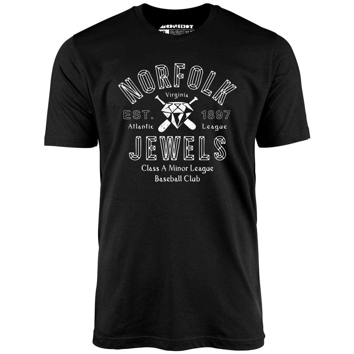 Norfolk Jewels - Virginia - Vintage Defunct Baseball Teams - Unisex T-Shirt Norfolk Jewels - Virginia - Vintage Defunct Baseball Teams - Unisex T-Shirt