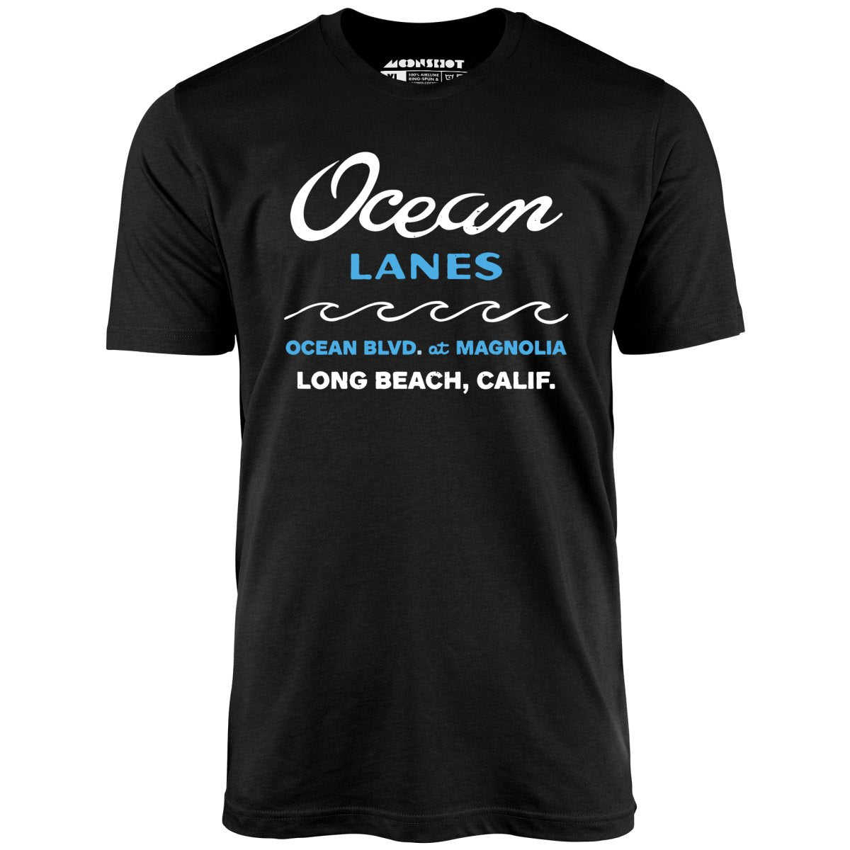 Ocean Lanes - Long Beach, CA - Vintage Bowling Alley - Unisex T-Shirt Ocean Lanes - Long Beach, CA - Vintage Bowling Alley - Unisex T-Shirt