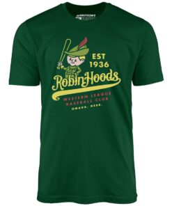 Omaha Robin Hoods – Nebraska – Vintage Defunct Baseball Teams – Unisex T-Shirt