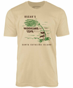 Oscar’s Hurricane Cove – Catalina Island, CA – Vintage Tiki Bar – Unisex T-Shirt