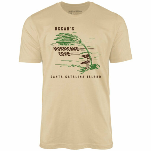 Oscar’s Hurricane Cove – Catalina Island, CA – Vintage Tiki Bar – Unisex T-Shirt