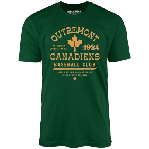 Outremont Canadiens – Canada – Vintage Defunct Baseball Teams – Unisex T-Shirt
