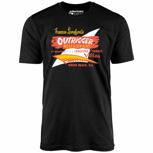 Outrigger – Jensen Beach, FL – Vintage Tiki Bar – Unisex T-Shirt