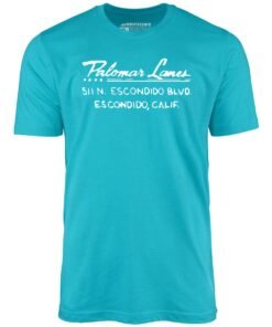 Palomar Lanes – Escondido, CA – Vintage Bowling Alley – Unisex T-Shirt