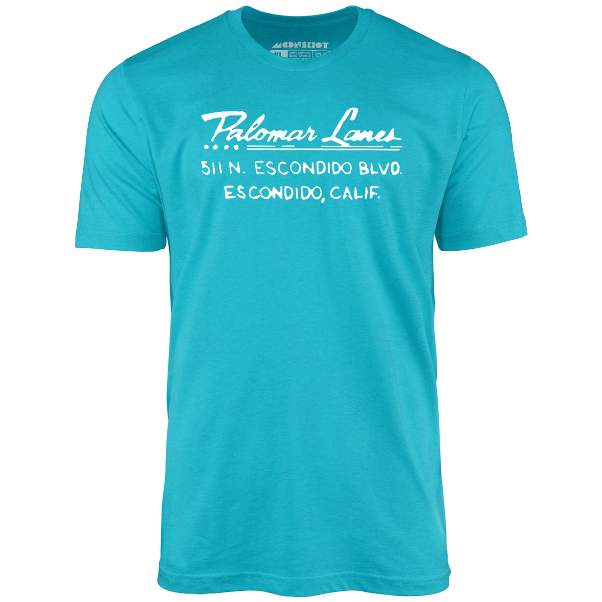 Palomar Lanes - Escondido, CA - Vintage Bowling Alley - Unisex T-Shirt Palomar Lanes - Escondido, CA - Vintage Bowling Alley - Unisex T-Shirt