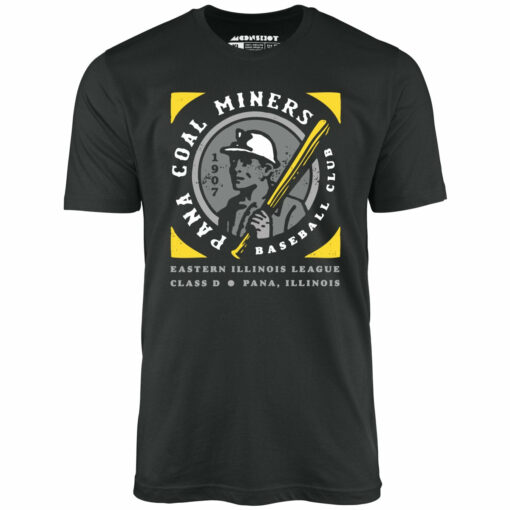 Pana Coal Miners – Illinois – Vintage Defunct Baseball Teams – Unisex T-Shirt