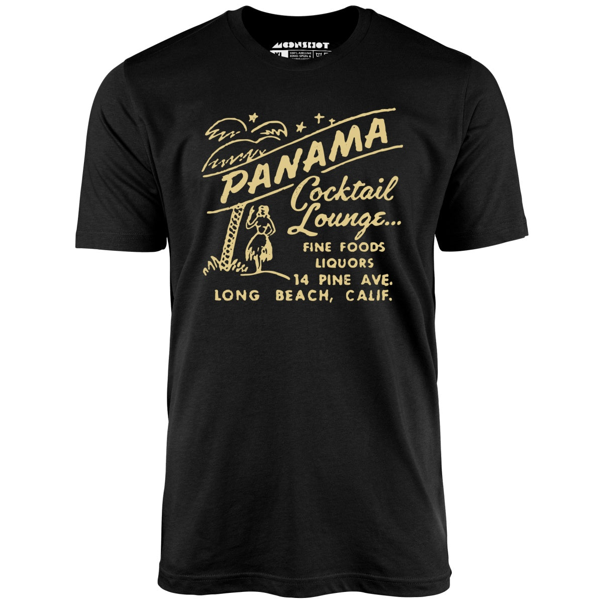 Panama Cocktail Lounge - Long Beach, CA - Vintage Tiki Bar - Unisex T-Shirt Panama Cocktail Lounge - Long Beach, CA - Vintage Tiki Bar - Unisex T-Shirt