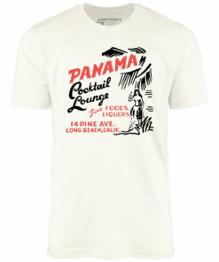 Panama Cocktail Lounge v2 – Long Beach, CA – Vintage Tiki Bar – Unisex T-Shirt