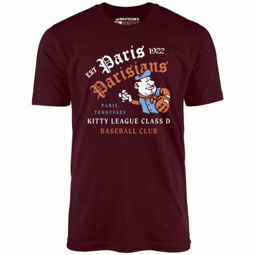 Paris Parisians – Tennessee – Vintage Defunct Baseball Teams – Unisex T-Shirt