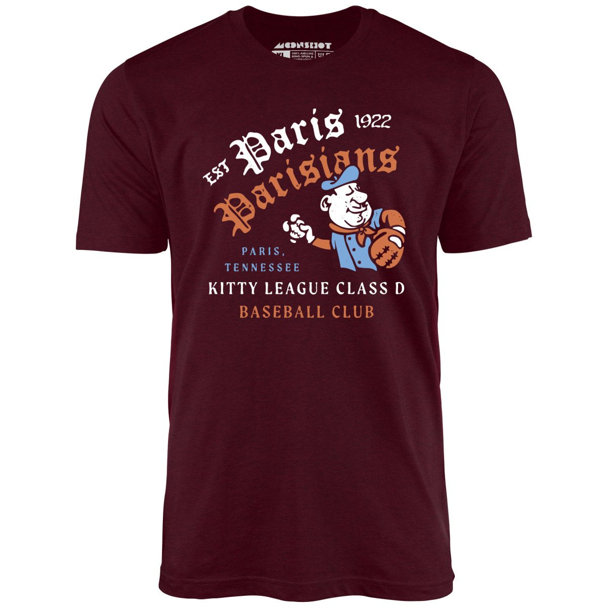 Paris Parisians - Tennessee - Vintage Defunct Baseball Teams - Unisex T-Shirt Paris Parisians - Tennessee - Vintage Defunct Baseball Teams - Unisex T-Shirt