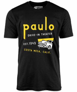 Paulo – Costa Mesa, CA – Vintage Drive-In Movie Theater – Unisex T-Shirt