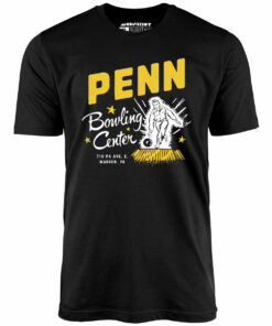 Penn Bowling Center – Warren, PA – Vintage Bowling Alley – Unisex T-Shirt