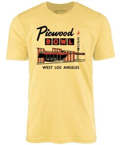 Picwood Bowl – Los Angeles, CA – Vintage Bowling Alley – Unisex T-Shirt