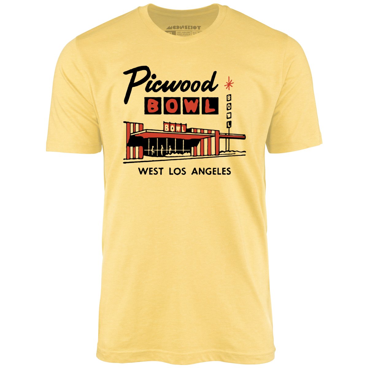 Picwood Bowl - Los Angeles, CA - Vintage Bowling Alley - Unisex T-Shirt Picwood Bowl - Los Angeles, CA - Vintage Bowling Alley - Unisex T-Shirt