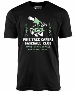 Pine Tree Capers – Portland, ME – Vintage Defunct Baseball Teams – Unisex T-Shirt
