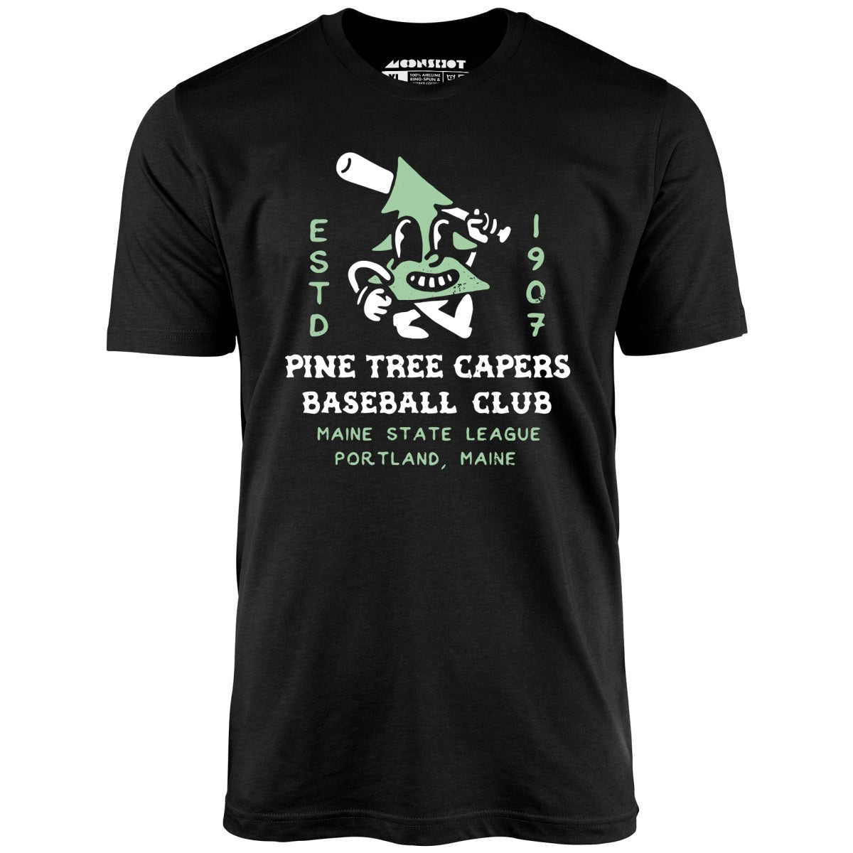 Pine Tree Capers - Portland, ME - Vintage Defunct Baseball Teams - Unisex T-Shirt Pine Tree Capers - Portland, ME - Vintage Defunct Baseball Teams - Unisex T-Shirt