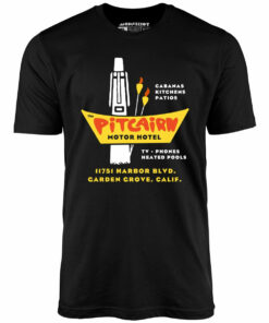 Pitcairn Motor Hotel – Garden Grove, CA – Vintage Hotel – Unisex T-Shirt