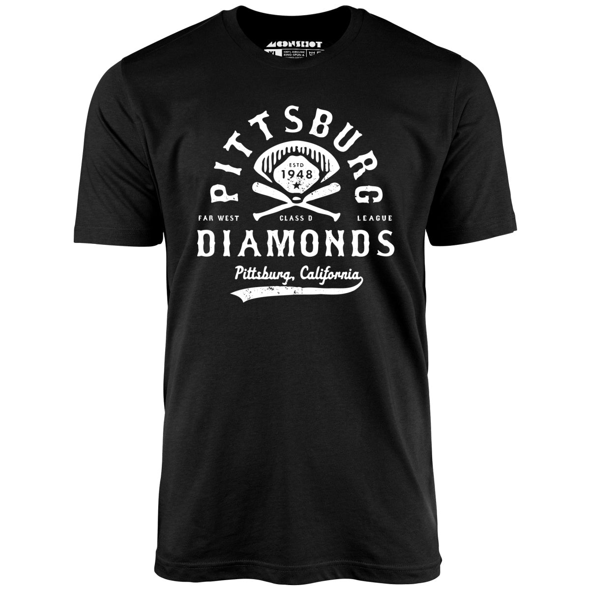 Pittsburg Diamonds - California - Vintage Defunct Baseball Teams - Unisex T-Shirt Pittsburg Diamonds - California - Vintage Defunct Baseball Teams - Unisex T-Shirt