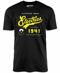 Pittsfield Electrics – Massachusetts – Vintage Defunct Baseball Teams – Unisex T-Shirt