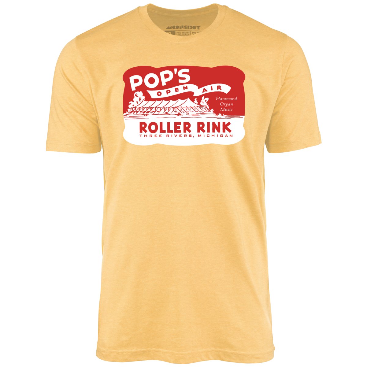 Pop's - Three Rivers, MI - Vintage Roller Rink - Unisex T-Shirt Pop's - Three Rivers, MI - Vintage Roller Rink - Unisex T-Shirt